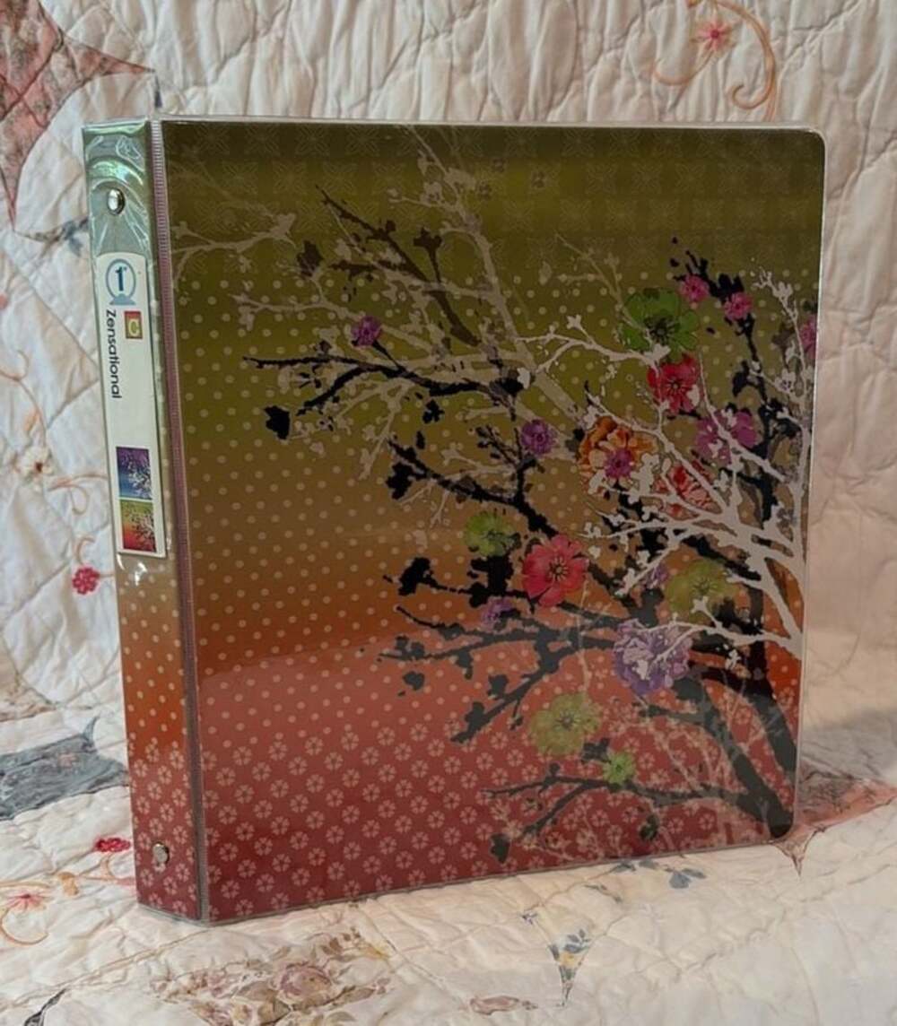 2009 Studio C Zensational 1-inch 3-Ring Binder